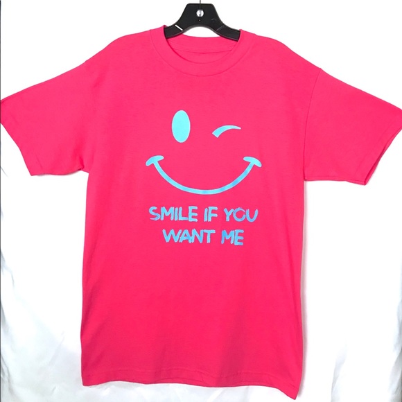 New T- Shirt “Simile If You Want Me” by NBS - Picture 1 of 2